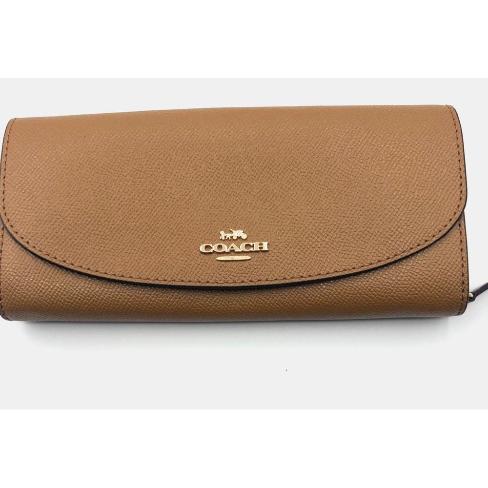 Coach Taylor, Slim Tan Envelope Wallet In Good Condition